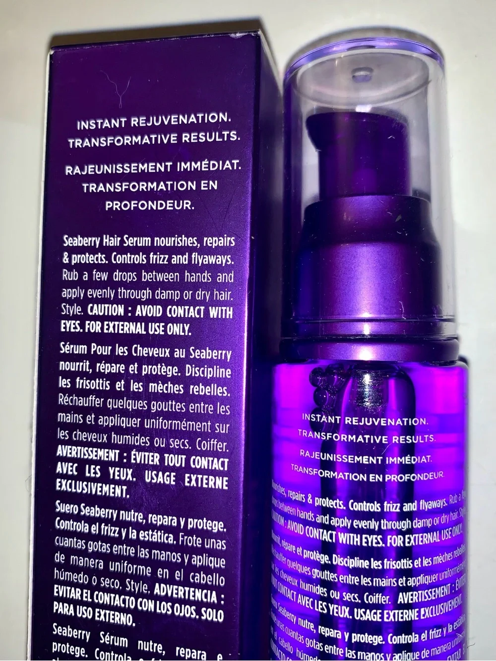 NEW Large Obliphica Professional Seaberry Leave-In Serum 2.2oz Full Size